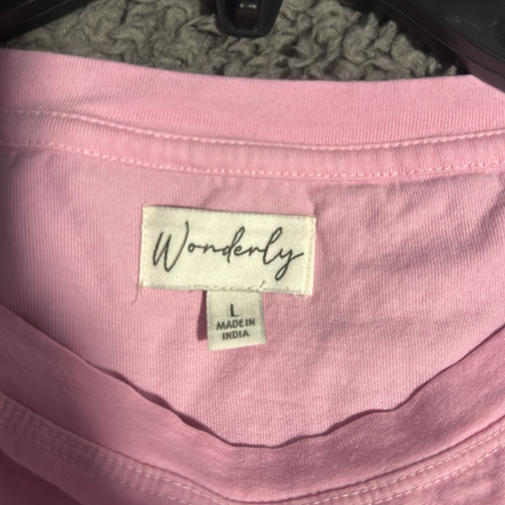 Pink Ruffle Hem Top - Picture 5 of 7
